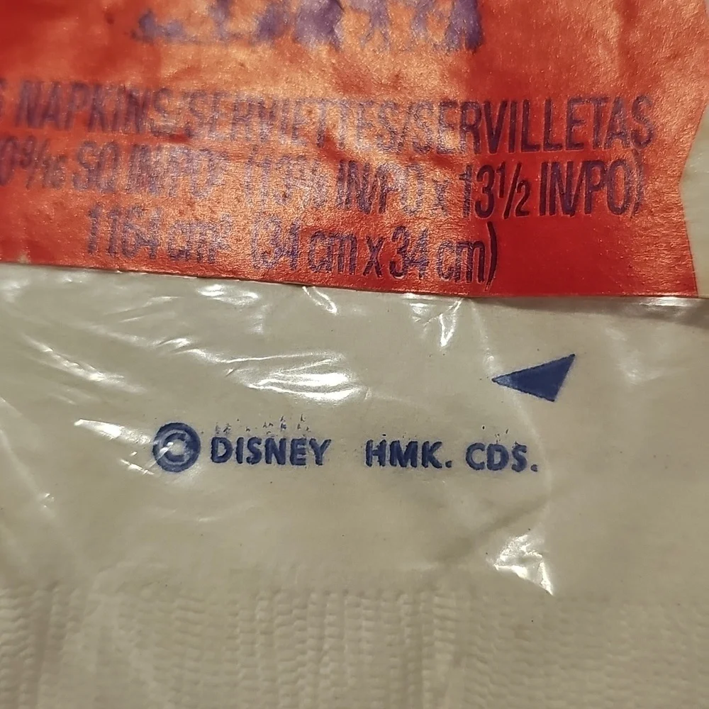 Vintage Hallmark Disney Hunchback of Notre Dame Napkins